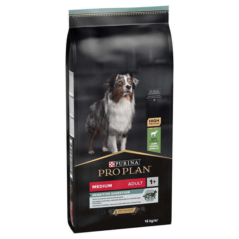 Purina Pro Plan Dog Adult Medium Sensitive Digestion Agnello 14 kg