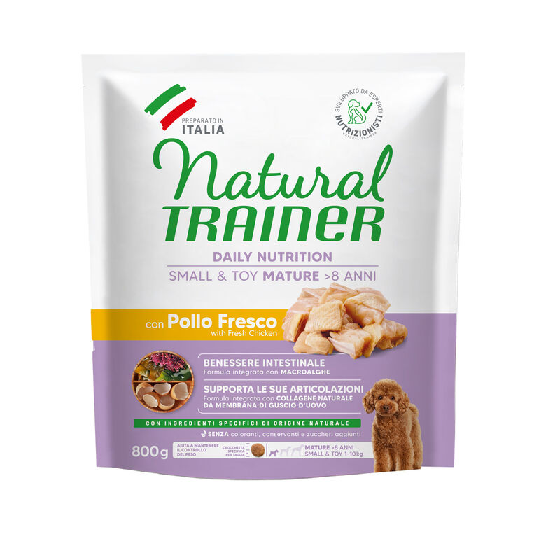 Natural Trainer Dog Adult Small & Toy Maturity con Pollo 800 gr