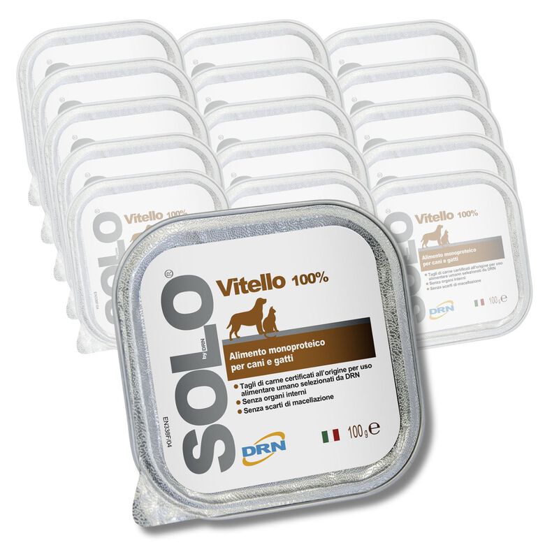 DRN Solo per Cane e Gatto Vitello 100 gr