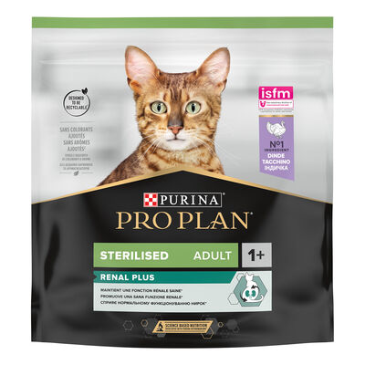 Purina Pro Plan Renal Plus Cat Sterilised Adult 1+ Tacchino 400 gr