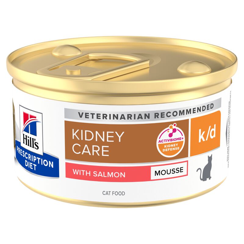 Hill's Prescription Diet k/d Alimento Umido per gatti adulti con Salmone 85 gr