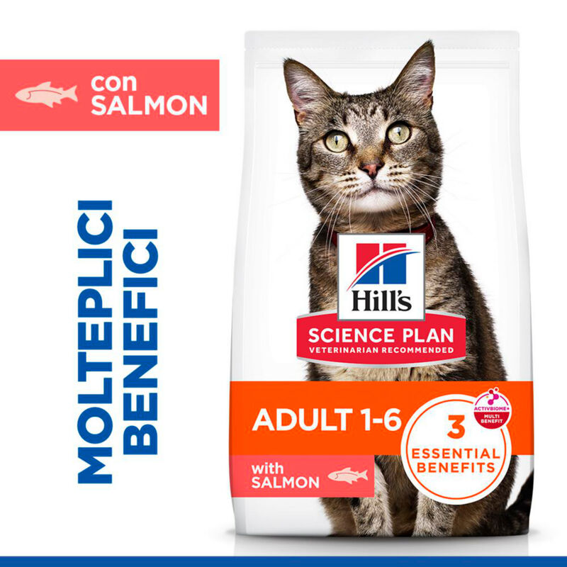 Hill's Science Plan Cat Adult 1-6 con Salmone 10 kg