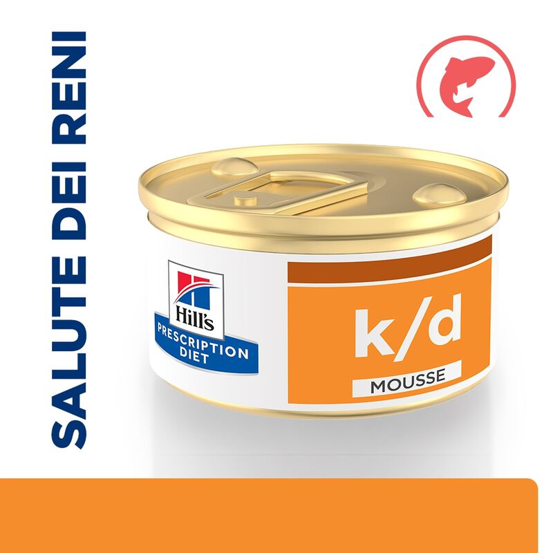 Hill's Prescription Diet k/d Alimento Umido per gatti adulti con Salmone 85 gr