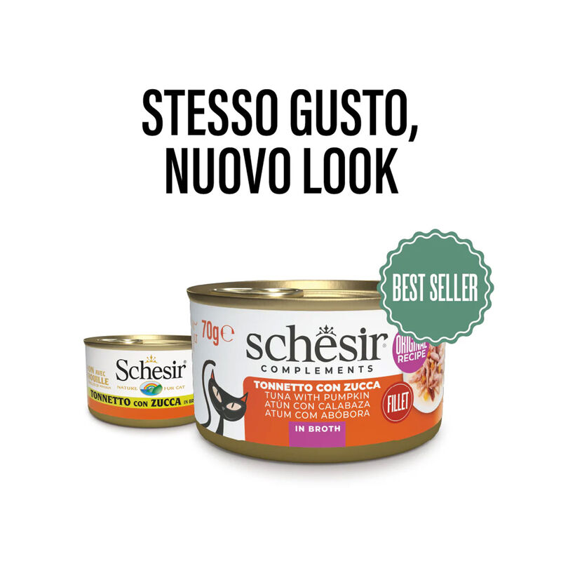 Schesir Cat Tonnetto con Zucca in brodo 70 gr