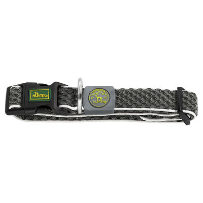 Hunter Collare Hilo Viario Basic S/M Grigio