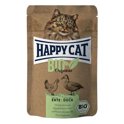 Happy Cat Bio Organic Pollo e anatra 85 gr