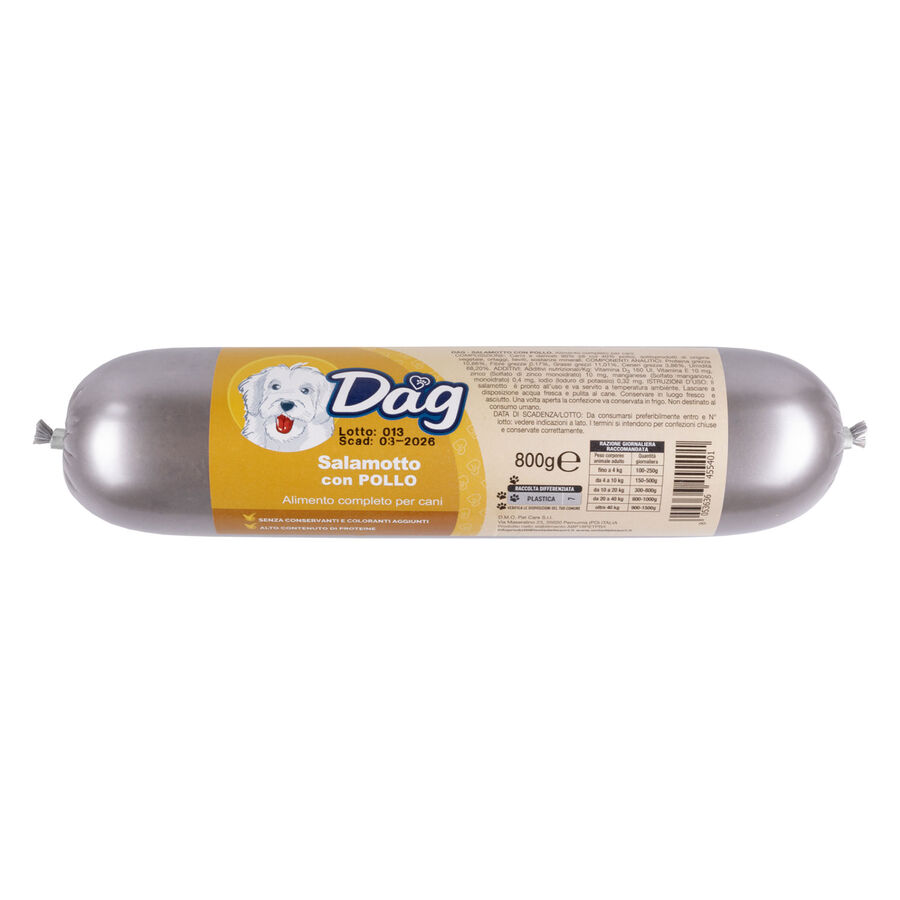 Dag Dog Salamotto con Pollo 800gr