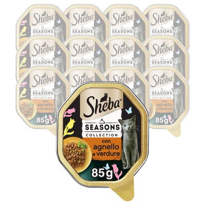 Sheba Cat Season Collection con Agnello e Verdure 85 gr