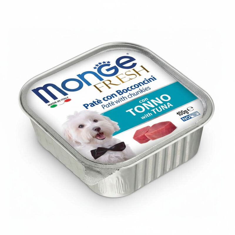 Monge Fresh Dog Adult Paté con Bocconcini con Tonno 100 gr