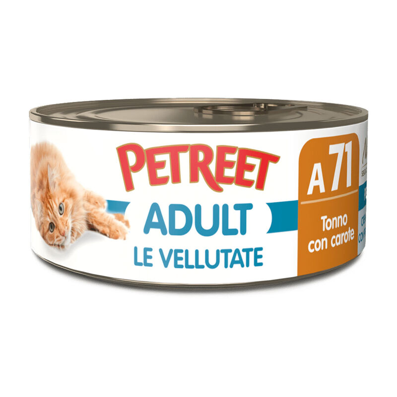 Petreet Cat Vellutate Tonno con carote 70 gr A71