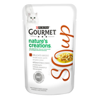 Gourmet Nature's Creation Soup Cat Adult Pollo, Pesce bianco e Verdure 40 gr