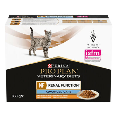 Purina ProPlan Veterinary Diet Cat NF Renal Funcion Advance Care Pollo 10x85gr