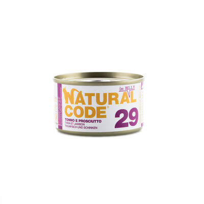 Natural Code Cat Tonno e Prosciutto in Jelly lattina 85g