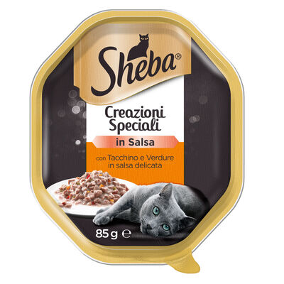 Sheba Cat Creazioni Speciali in Salsa Tacchino e Verdure 85 gr