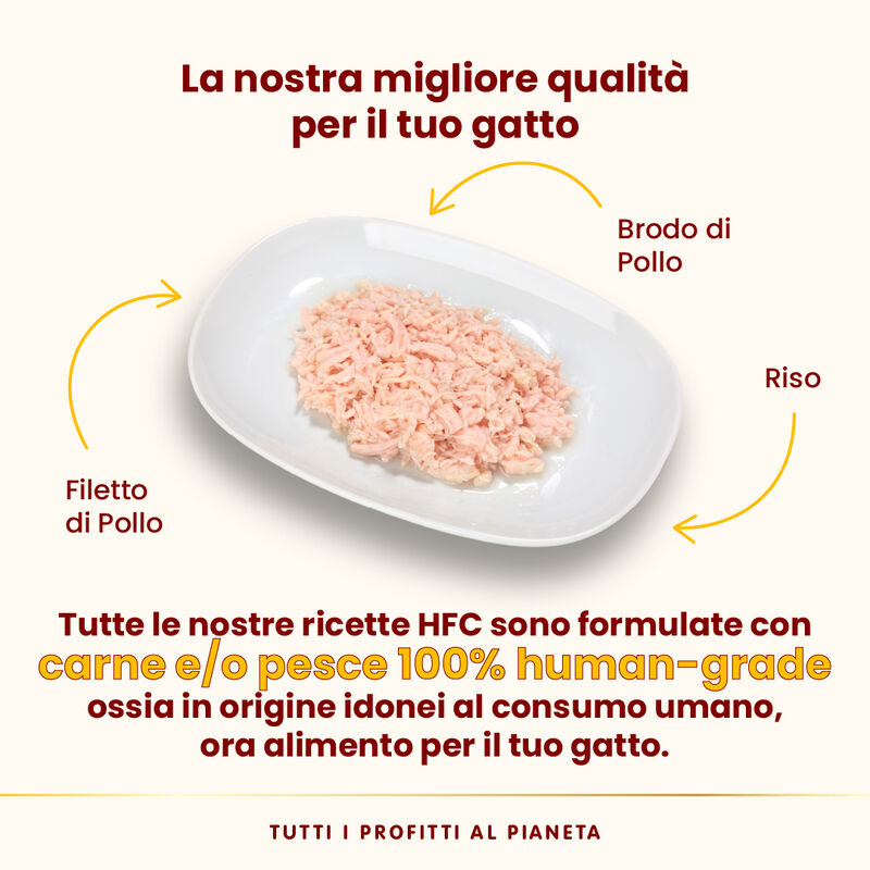 Almo Nature HFC Light Meal Pollo 4x50g 