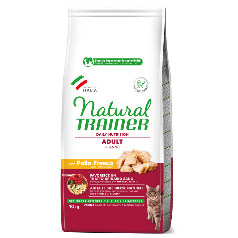 Natural Trainer Cat Adult al Pollo 10 kg