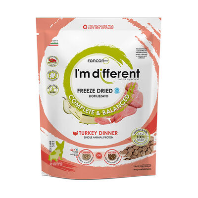 I'm different Dog Mini Freeze Dried Tacchino 154 gr