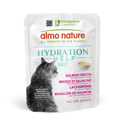 Almo Nature Cat HFC Hydration Help Brodo di Salmone 50g