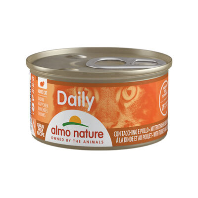 Almo Nature Cat Daily Dadini con Tacchino e Pollo 85 gr