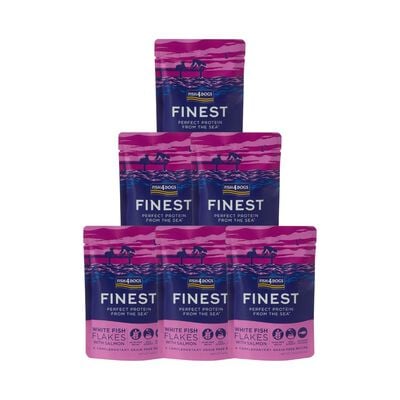 Fish4Dogs Finest Fiocchi di Tonno con Salmone 100 gr