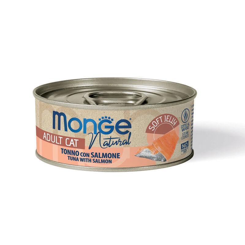Monge Natural Cat Adult Tonno con Salmone in jelly 80 gr