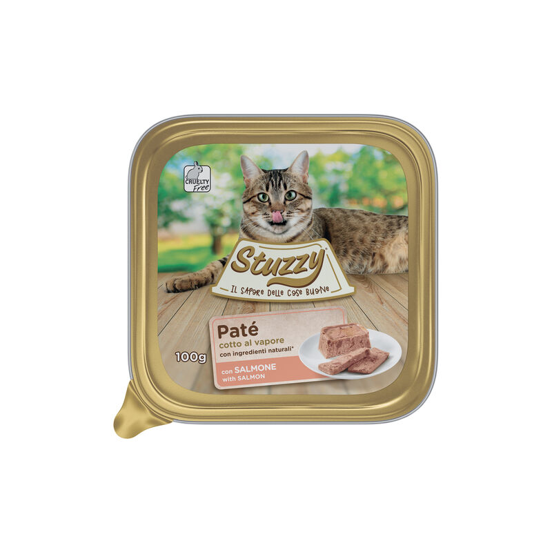 Stuzzy Umido Cat con salmone 100 gr
