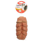 Camon Gioco per cani Treccia in lattice con squeaker 16 cm