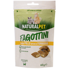 Naturalpet Snack Fagottini ricchi in Pollo ripieni di Formaggio 60 gr