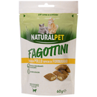 Naturalpet Snack Fagottini ricchi in Pollo ripieni di Formaggio 60 gr image number 0