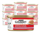 Gourmet Rosso Cat Adult Trancetti in Gelée  con Sogliola, Merluzzo e Verdure 195 gr