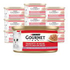 Gourmet Rosso Cat Adult Trancetti in Gelée con Sogliola, Merluzzo e Verdure 195 gr image number 0