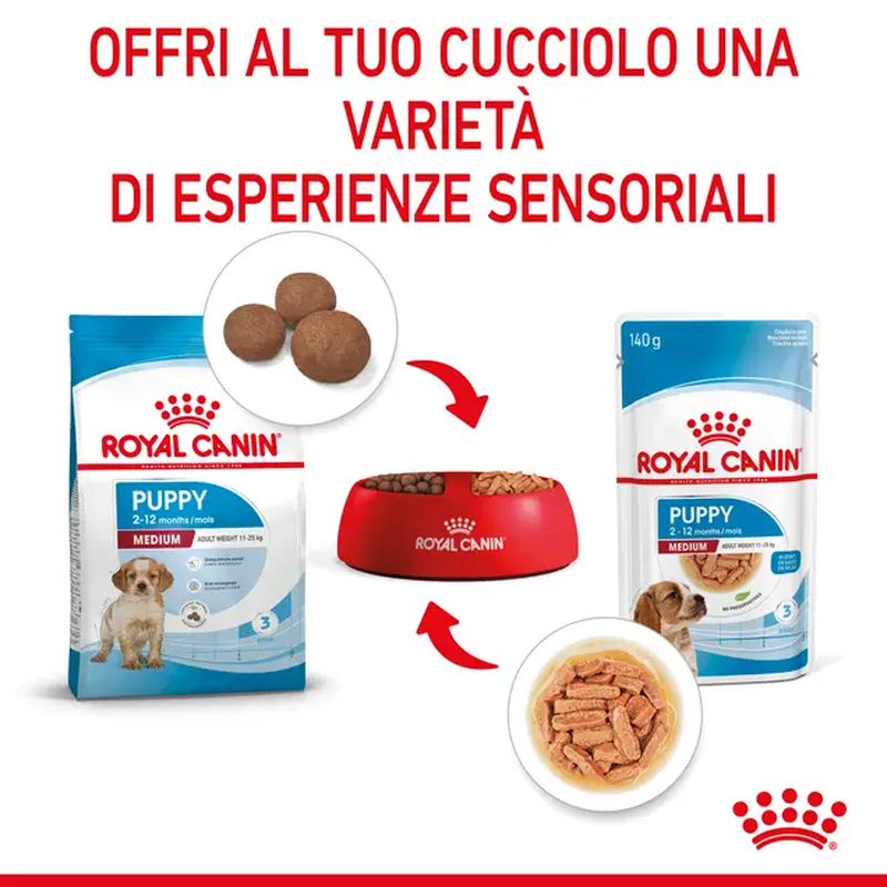 Royal Canin Dog Medium Puppy 140 gr