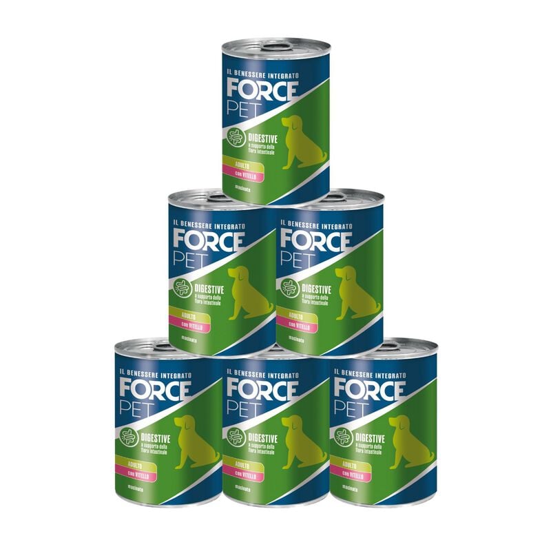 Forcepet Dog Adult Digestive macinato con vitello 400gr