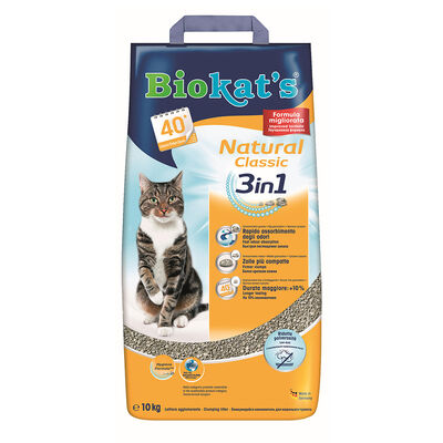 Biokat's Natural Classic 3 in 1 kg.10