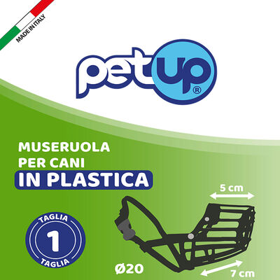 PetUp Museruola in Plastica Tg.1
