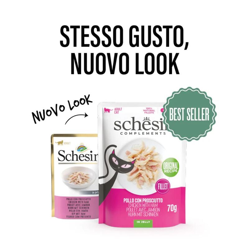 Schesir Cat Pollo con Prosciutto 70 gr