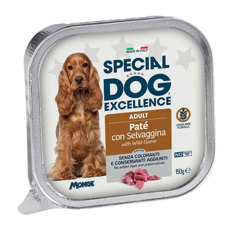 Special Dog Excellence Pat&eacute; per cani adulti Selvaggina 150 gr