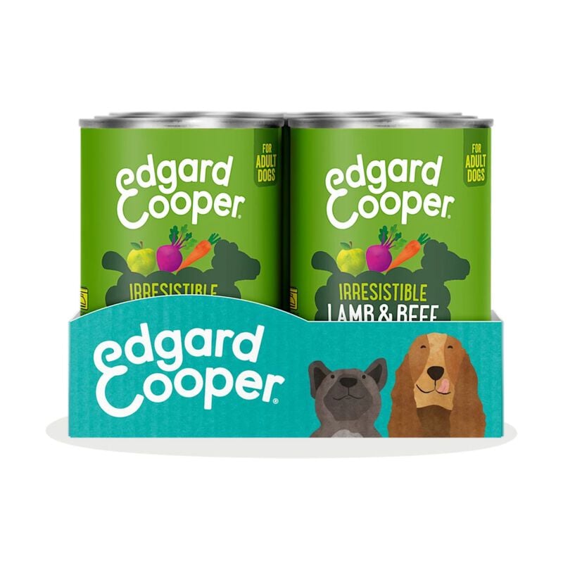 Edgard & Cooper Dog Adult Agnello e Manzo 400 gr