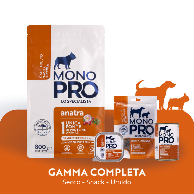 Monopro Dog Adult Mini Grain Free Anatra 2 kg