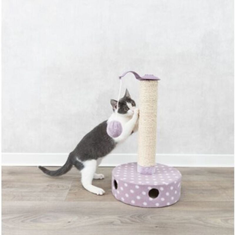 Trixie Tiragraffi Ruota e Tronchetto Lilla 47 cm