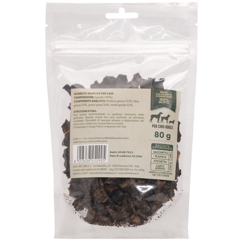 Crancito's Dog Adult Cubetti di agnello 80gr
