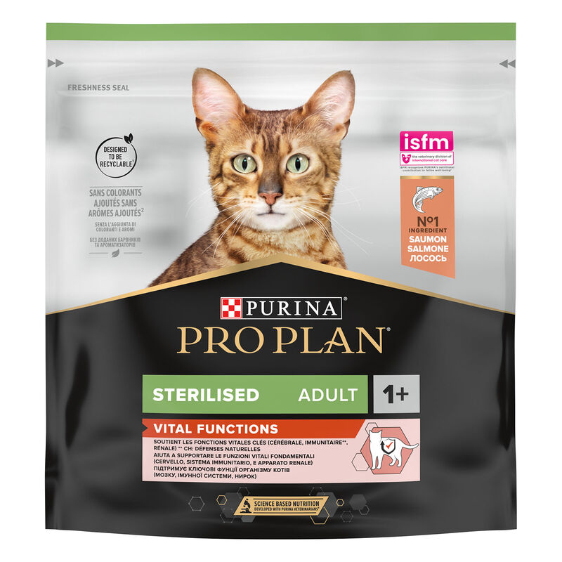 Purina Pro Plan Vital Functions Cat Adult 1+Sterilised Salmone 400 gr