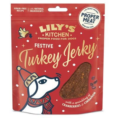 Lily's Kitchen Dog Adult Snack Jerky al tacchino 70 gr ed. Natale 2025