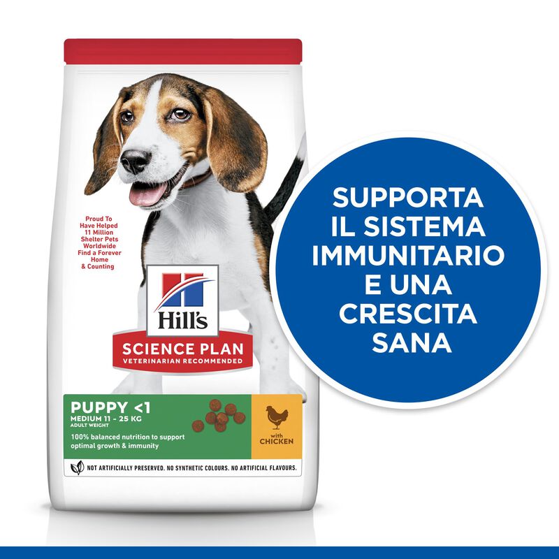 Hill's Science Plan Dog Medium Dog Puppy con Pollo 14 kg