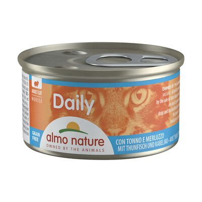Almo Nature Cat Mousse Tonno e Merluzzo 85g 