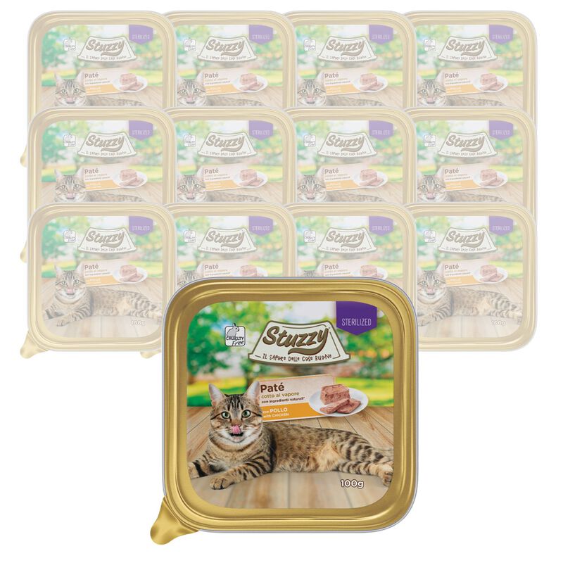 Stuzzy Cat Sterilized Pat&eacute; con Pollo 100 gr