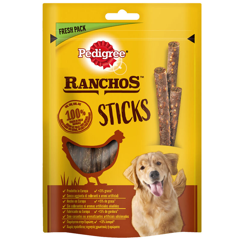 Pedigree Dog Ranchos Sticks al Pollo 60 gr 