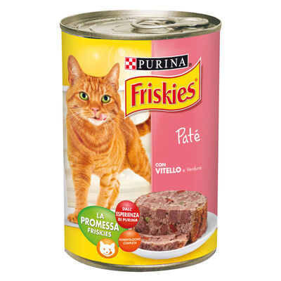 Friskies Cat Adult Paté con Vitello e Verdure 400 gr