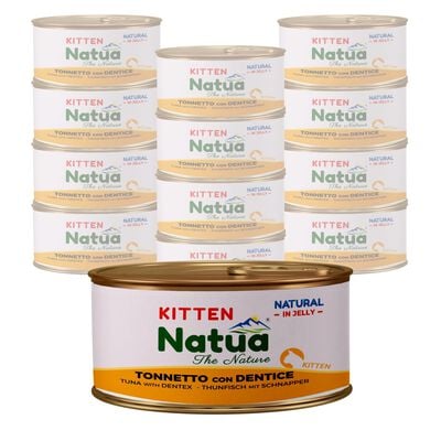 Natua Natural Kitten Tonnetto con Dentice 85 gr