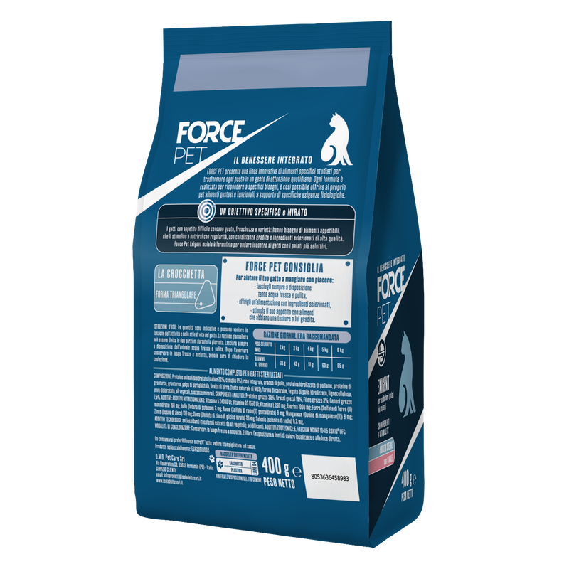Forcepet Cat Adult Steril Exigent con maiale 400gr